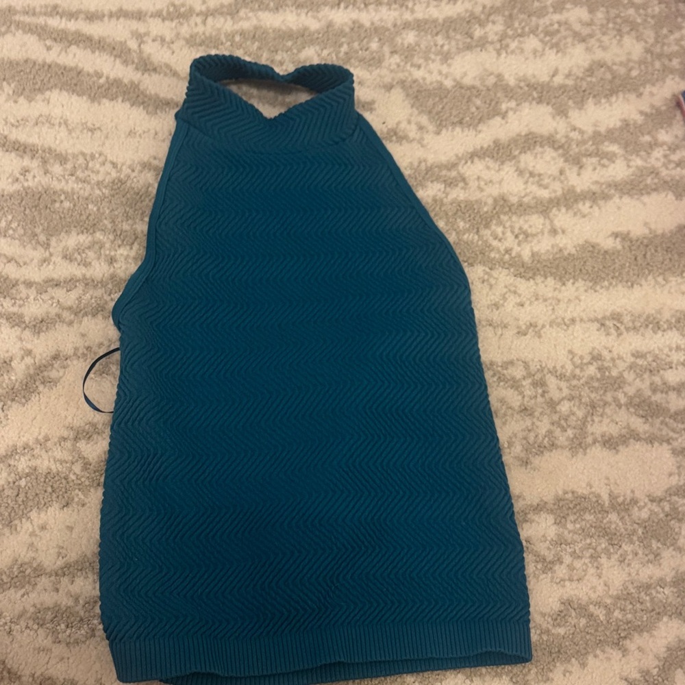 Sincerely Jules Teal Crop Top